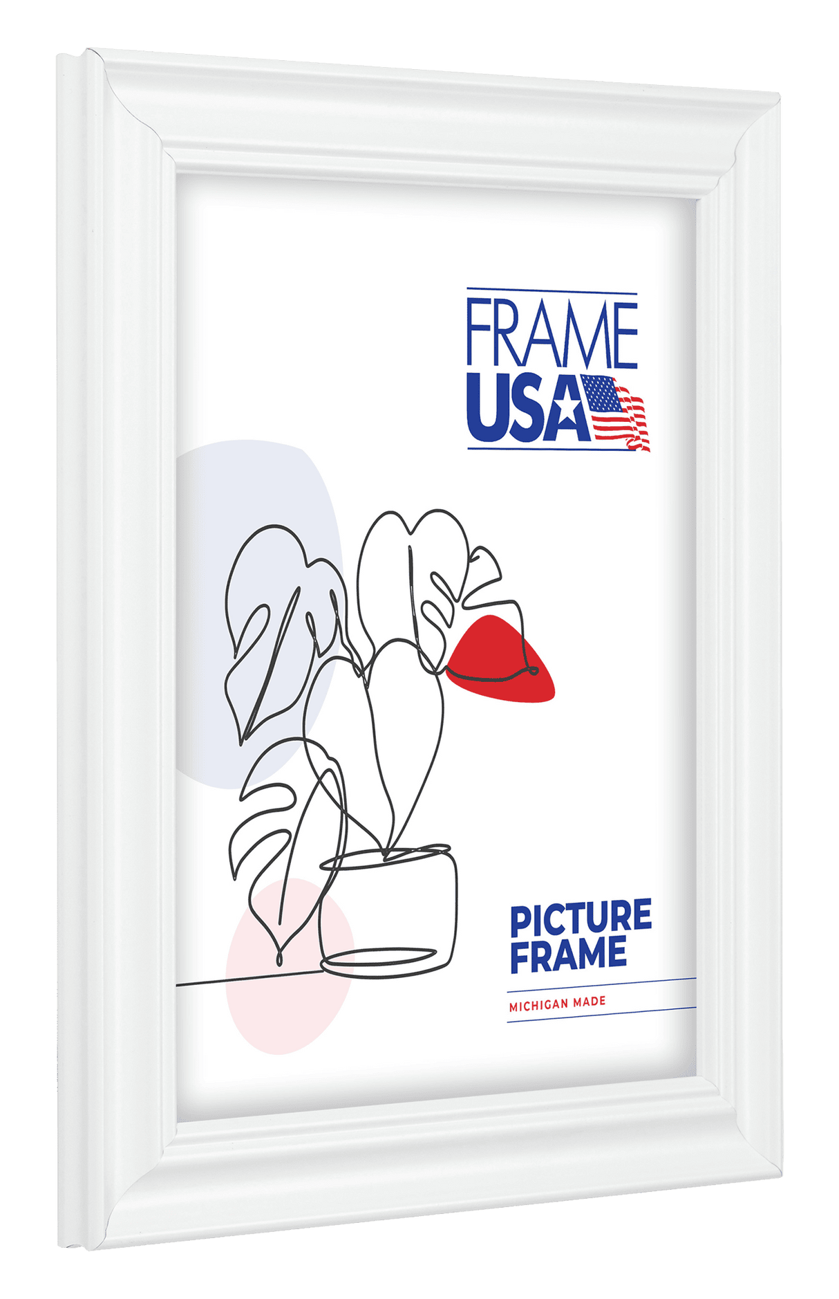 Value Added White Picture Frame